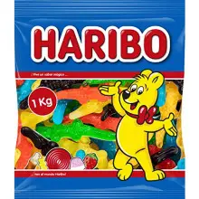 Caramelos Haribo Lagartones 1000 gr
