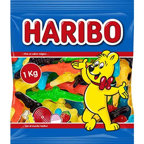 Caramelos Haribo Lagartones 1000 gr