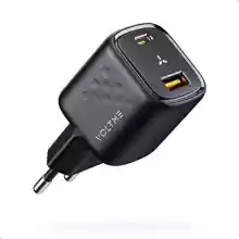 Cargador carga rápida VOLTME de 30W con 2 puertos USB C + USB A