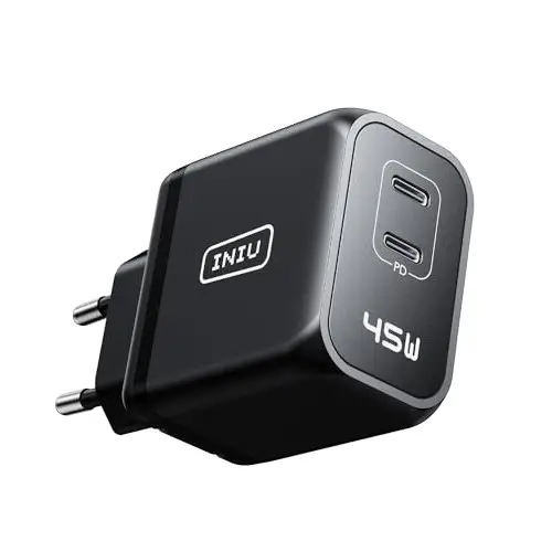 Cargador de pared 45W INIU x2 USB-C PD 3.0
