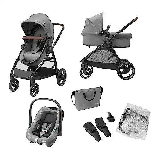 Carrito bebé Maxi-Cosi Zelia S Trio 3 Piezas Gris (0-4 años, hasta 22 kg)