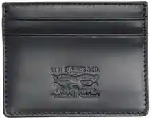 Cartera tarjetero de cuero Levi's