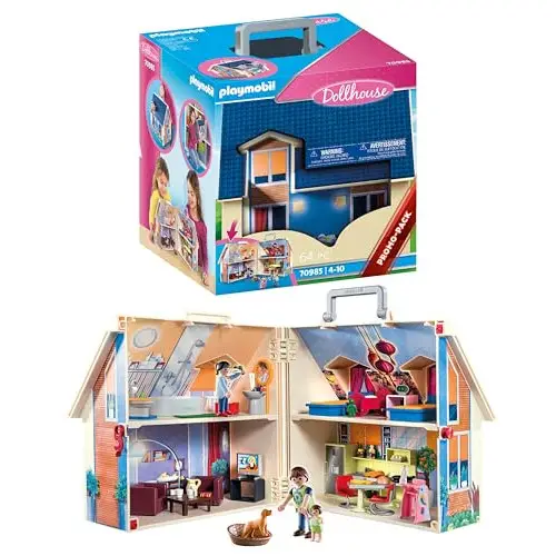 Casa Maletín de Muñecas Plegable Playmobil