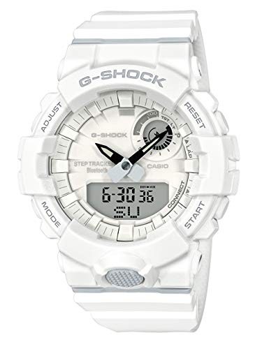 Casio Reloj Digital Unisex de Cuarzo con Correa en Resina, Blanco