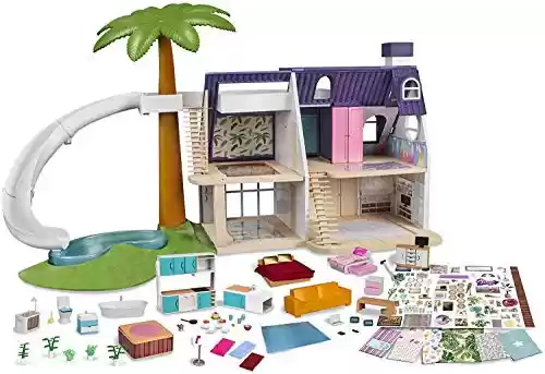 Casita de muñecas amueblada mymy CiTY Palmhouse