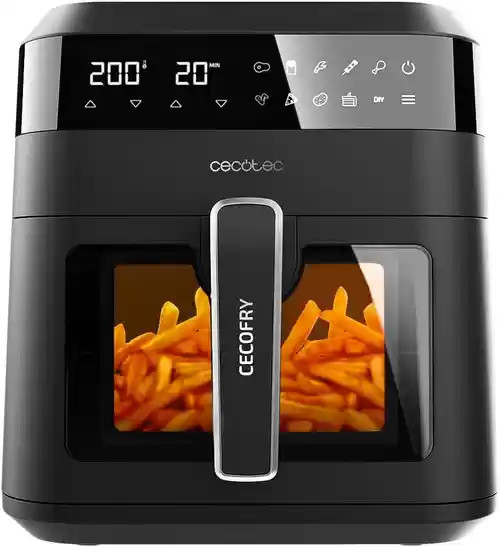 Cecotec Freidora sin Aceite 6 L de Aire Cecofry Experience Window 6000