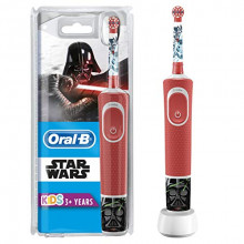 Cepillo dental eléctrico personalizable Oral-B D100 KIDS con pegatinas intercambiables de Star Wars