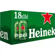 Cerveza HEINEKEN pack 18 latas