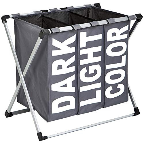 Cesta triple para colada Amazon Basics