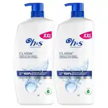 Champú Anticaspa H&S Classic (2x1L) para todo tipo de pelo y cuero cabelludo