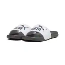 Chanclas unisex PUMA Popcat 20 blancas y negras