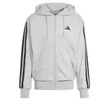 Chaqueta Adidas Essentials French Terry con capucha y 3 bandas