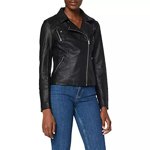 Chaqueta efecto piel ONLY ONLGEMMA Faux Leather Biker para mujer