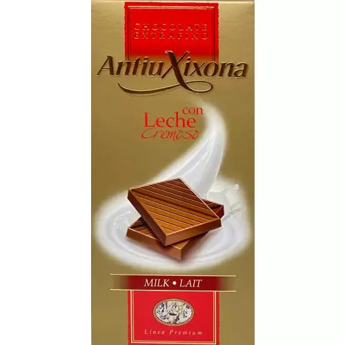 Chocolate con leche Antiu Xixona Chocolates Premium