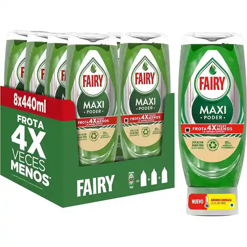 Chollazo!! Pack de 8 x 440ml Fairy Maxi Poder