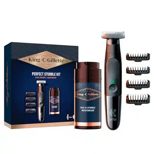Chollazo! Recortadora de barba King C. Gillette Style Master + Crema Hidratante ¡Va a volar!