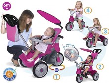 Chollazo! Triciclo Baby Trike Easy Evolution Feber, Color Rosa