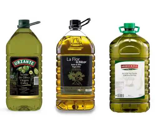 CHOLLO! 15 litros Aceite De Oliva Virgen Extra - 3 garrafas de 5L - sale a 4,7€/litro