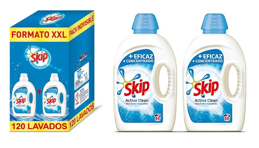 Detergente líquido Skip Active Clean 120 lavados (compra recurrente)