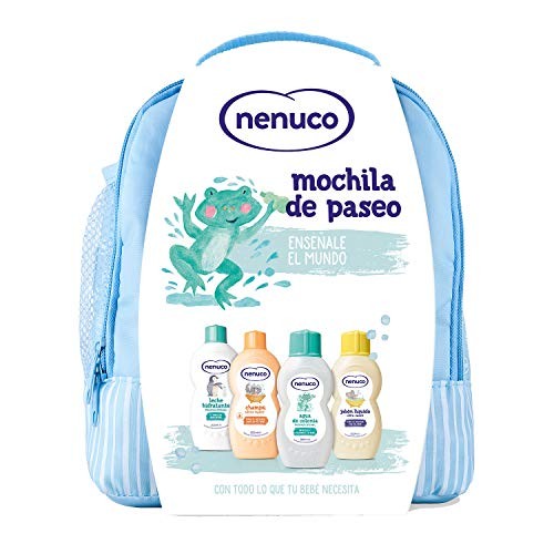 Chollo! Mochila Nenuco con 4 productos, para cuidar de tú bebe