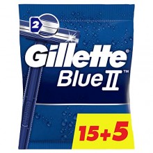 Pack 3x2 - 60 maquinillas de afeitar desechables Gillette Blue II