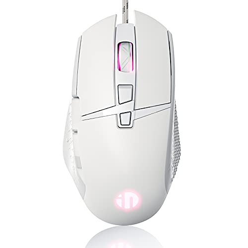 Chollo!! Ratón Gaming Inphic con 8 Botones Programables, 4800DPI, RGB