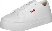 Chollo zapatillas mujer Levi's Tijuana en blanco