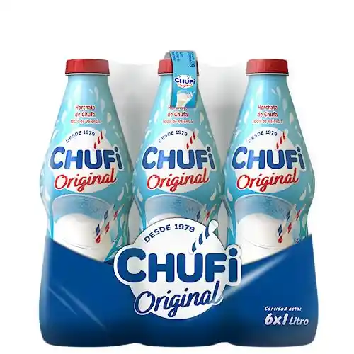 Chufi Original Horchata D.0. Chufa de Valencia Pack 6 x 1L