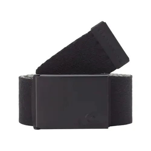 Cinturón Quiksilver The Jam para hombre (Jet Black)