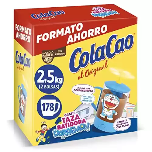 Cola Cao Original, 2.5 Kg (Regalo Batidora Doraemon)
