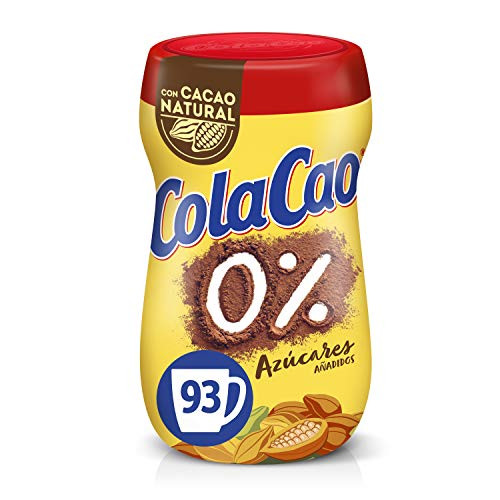 ColaCao Cacao Soluble, 0% Azúcares Añadidos, 1.6kg