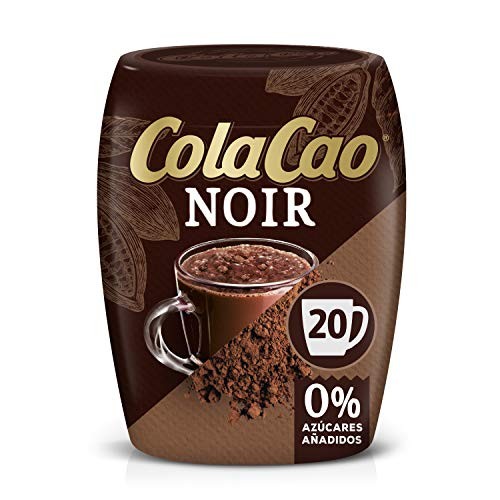 ColaCao Noir, Intenso sabor y 0% azúcares añadidos, 300g