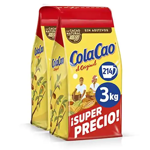 ColaCao Original: con Cacao Natural y sin Aditivos - 3kg