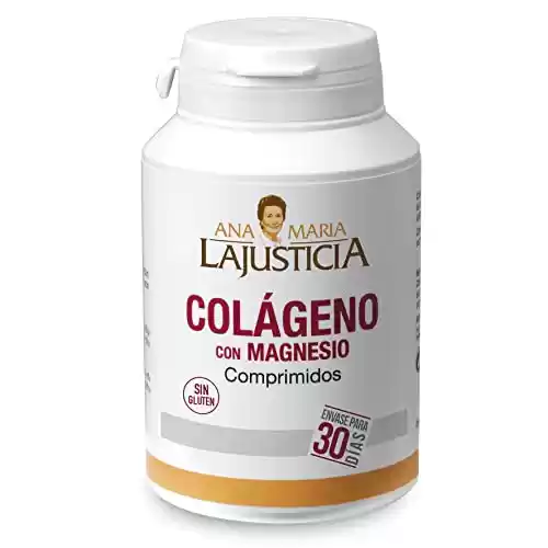 Colágeno con magnesio – 180 comprimidos articulaciones fuertes y piel tersa. Regenerador de tejidos con colágeno hidrolizado tipos 1 y 2. Envase para 30 días de tratamiento.