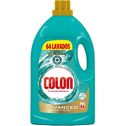 Colon Advanced Higiene - Detergente gel para Lavadora de 64 dosis (3,20 litros)