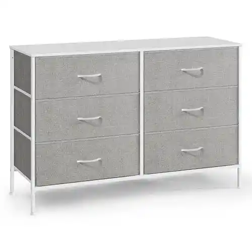 Cómoda de tela con 6 cajones de Songmics