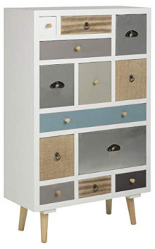 Cómoda Suwen con cajones multicolores AC Design Furniture