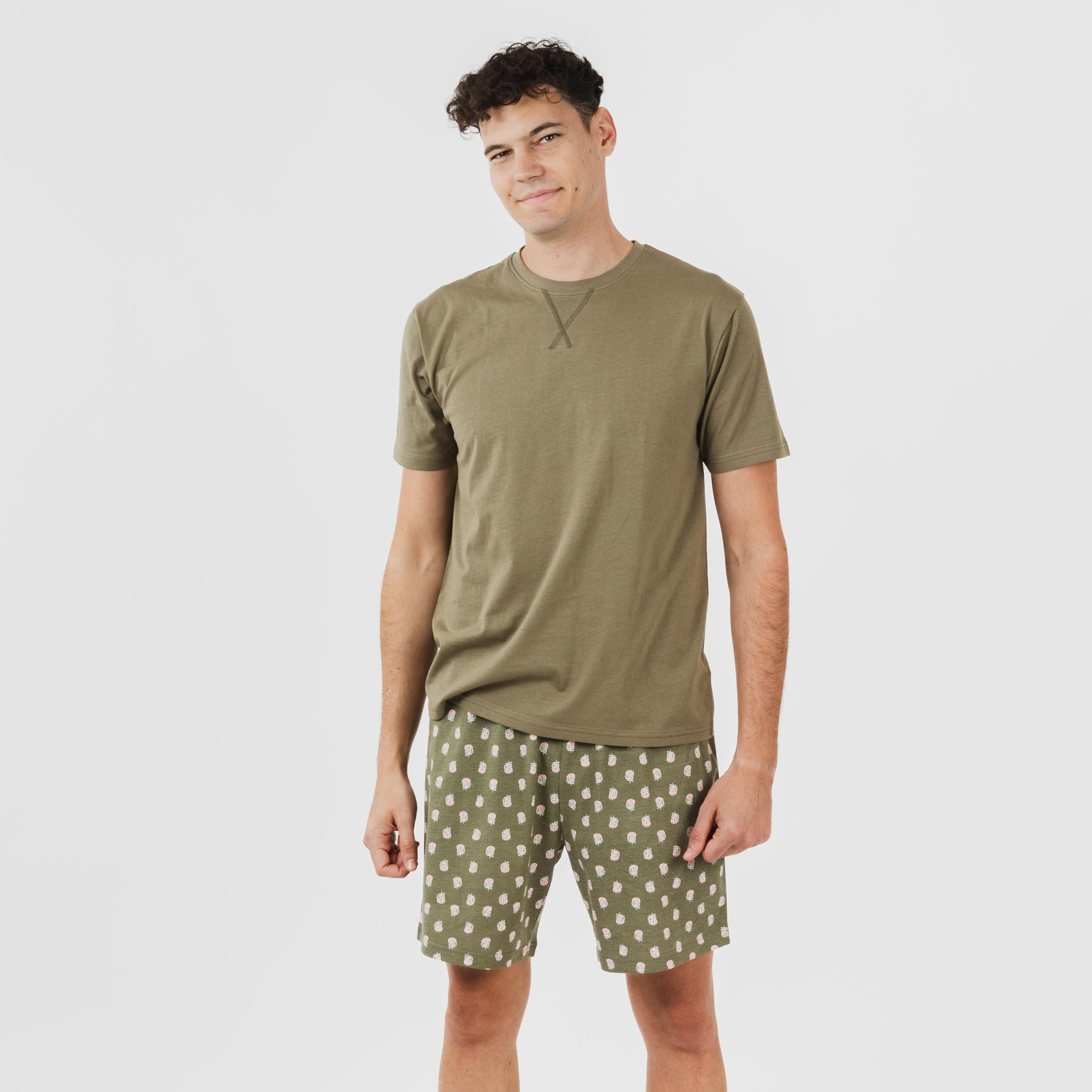 Conjunto Pijama Hombre TRAMAS 100 Algodon talla L solo 6 99