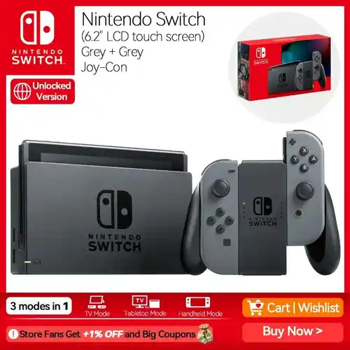 Consola Nintendo Switch (azul neón/rojo neón)