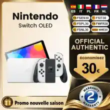 Consola Nintendo Switch Modelo OLED con pantalla de 7'' y controles Joy-Con