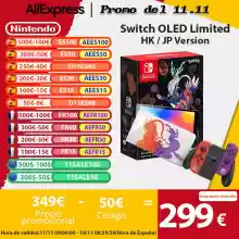Consola Nintendo Switch OLED Edición Limitada con Splatoon 3 / Pokemon Scarlet / Zelda / Mario