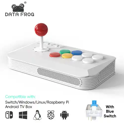 Controlador inalámbrico DATA FROG Y5A Arcade Stick para Switch, Windows, Raspberry Pi, Android TV Box