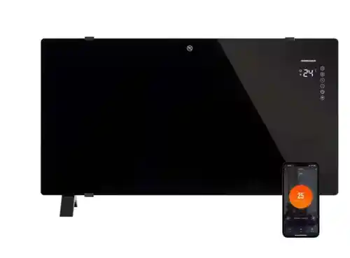 SOLO HOY! Convector Eléctrico WIFI Mellerware Cristal Warmy 2000W APP Google Home/Alexa