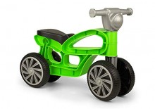 Correpasillos con cuatro ruedas, color verde