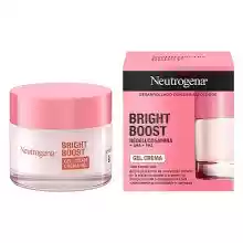 Crema Gel Neutrogena Bright Boost, Hidratante Facial con Neoglucosamina, Previene Signos de la Edad, 50 ml