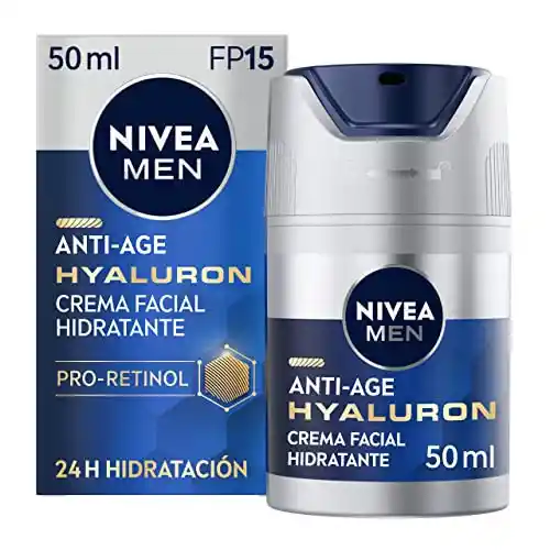 Crema hidratante antiedad Nivea Men Hyaluron FPS 15