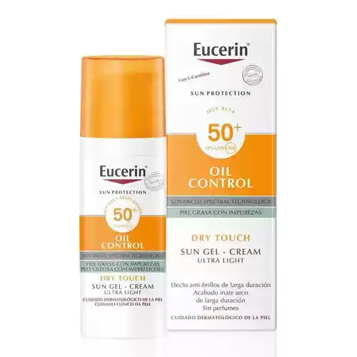 Crema solar EUCERIN Sun Gel-Creme Oil Control Dry Touch PFS50+ (50ml)