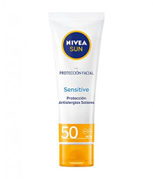 Crema solar facial NIVEA SUN Sensitive 50 +