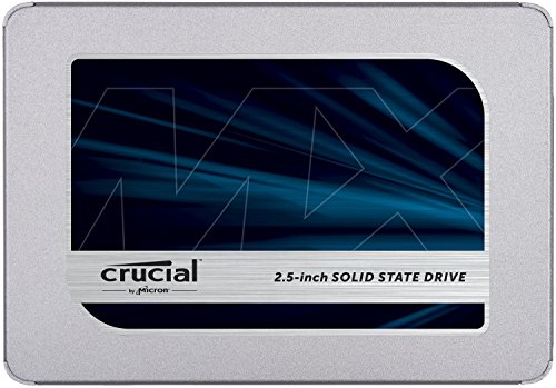 SSD Crucial MX500 1TB CT1000MX500SSD1 (3D NAND, SATA, 2.5 Pulgadas)