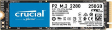 Crucial P2 CT250P2SSD8 SSD interno de 250 GB, velocidades de hasta 2400 MB/s